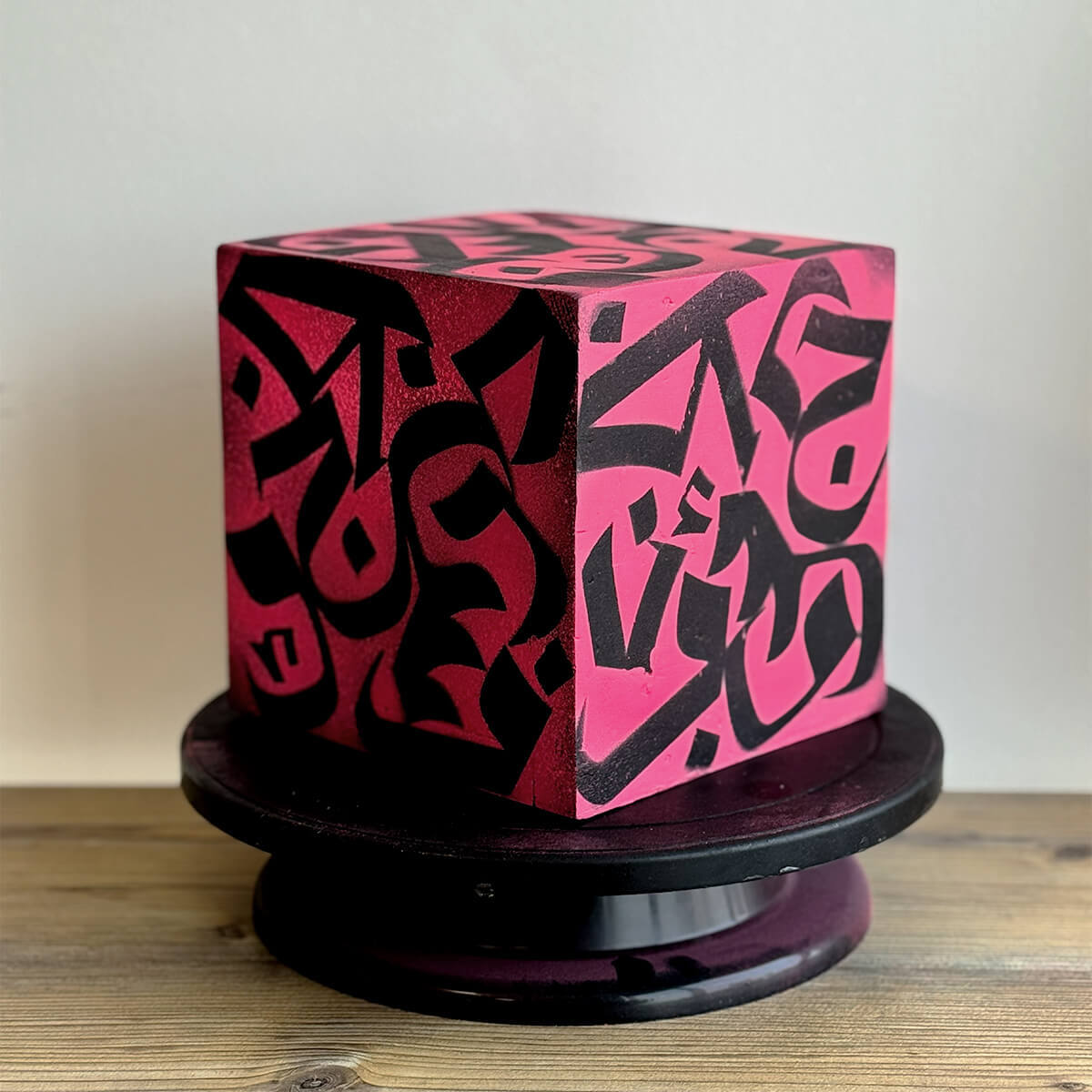 Graffiti Cube by Asma Mehmood